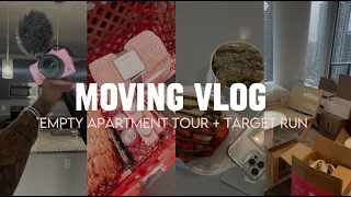 MOVING VLOG: EMPTY APARTMENT TOUR + TARGET RUN + UNPACKING + MORE!! | Faithnglover