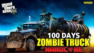 100 DAYS ON A MEGA TRUCK IN A ZOMBIE APOCALYPSE IN GTA 5