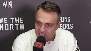 Raptors coach Darko Rajakovic went OFF on the officials after their loss to the Lakers🤯