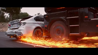 Bugatti stealing scene in overdrive movie 2017.