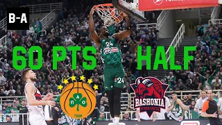 The Greens ERUPTED for 60 POINTS in a HALF! | Panathinaikos - Baskonia | EL Round 7 | 11.11.2022