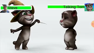 Steve VS Talking Tom With Healthbars