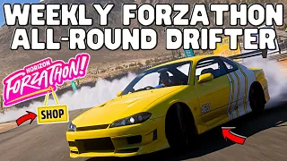 FH5-How to complete Weekly forzathon challenges ALL-ROUND DRIFTER-#Forzathon shop