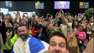 CRAZY Käärijä REACTION BY EUROVISION MEDIA CENTRE // EUROVISION 2023