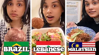 i tried food from different countries for a week