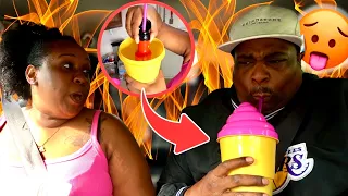 PUTTING THE WORLDS HOTTEST HOT SAUCE IN MY ANGRY BOYFRIEND DRINK *REVENGE PRANK*