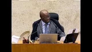 Pleno - Ministro Joaquim Barbosa anuncia sua saída do STF