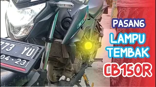 Tutorial Pasang LED TEMBAK +Saklar pada Motor CB-150R