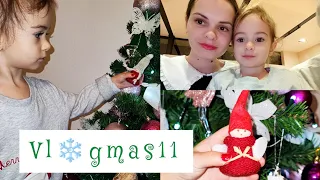 Vlogmas11☃️/Singura cu puisorii la cumpărături/ Petrecere pentru copii/ Sophia s-a accidentat 🤕