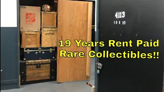 RARE Lifetime Collectibles FOUND Inside Storage Unit Abandoned Chests And Trunks!