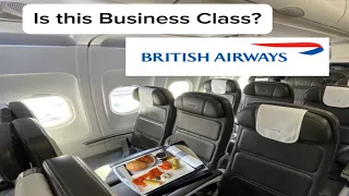 British Airways Business Class Club Europe London to Barcelona Review 2024