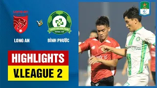 Highlights: Long An - Bình Phước | Rượt đuổi nghẹt thở, kịch tính quả 11m giây cuối cùng