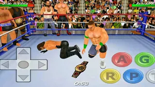 John Cena destroys "Team Raw" legends 🥵| Tag Team Match