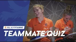 Teammate Quiz #2: Jill & Vivianne