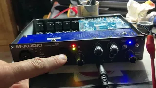 Ремонт звуковой карты M-Audio ProFire 610. Хозяин доволен! ;)