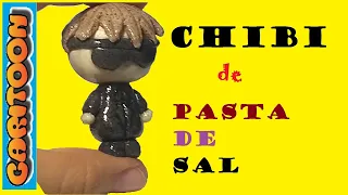 CHIBI de PASTA DE SAL, Súper Fácil!/CARITOON
