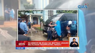 12 menor de edad na biktima umano ng human trafficking, nasagip sa Taguig | UB