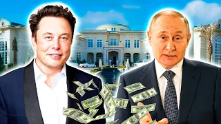 Qual desses magnatas tem a vida mais luxuosa: Elon Musk ou Vladimir Putin?