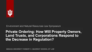 ENR Symposium - Private Ordering