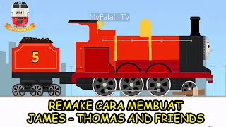 Remake Build James Train No. 5 – Thomas and Friends in Labo Brick Train