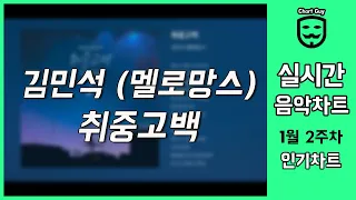 [광고없는 인기차트] 2022년 1월 13일 2주차 멜론차트 반영  TOP100 노래모음 최신가요 플레이리스트