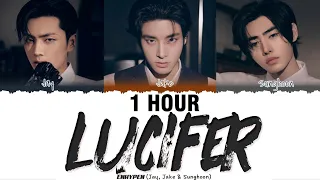 [1 HOUR] ENHYPEN (엔하이픈) JAY, JAKE & SUNGHOON - 'LUCIFER (Lyrics) [Color Coded Lyrics]