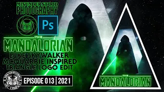 MANDALORIAN LUKE SKYWALKER TRIANGLE LOGO EDIT| PHOTOSHOP SPEED ART | 013| MISUNDERSTOOD PHOTOGRAPHY