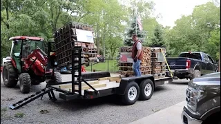 #470 Riding on a Tractor, Loading Up The Firewood