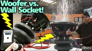 Woofer vs. Wall Socket - Pour it on PLUG IT IN! Series & Parallel - SMDv2 15" Making it RAIN