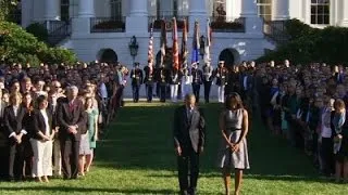 Moment of Silence Marks 14th Anniversary of 9/11