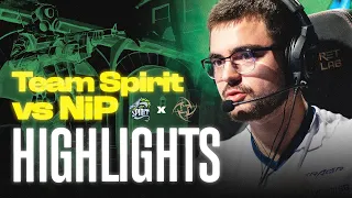 SDY - TEAM SPIRIT vs NiP Highlights