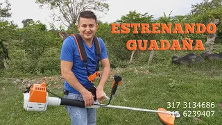 ESTRENANDO GUADAÑA en la finca. Einstein alquila y enseña. 🌳🍃🐛317 3134686 - 311 6239407