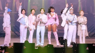 BTS & Megan thee Stallion performing Butter on PTD on stage concert