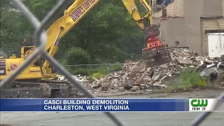 Casci building demolition underway