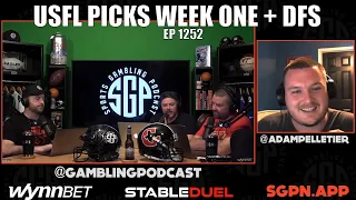 USFL Week One Predictions & DFS Lineups - Sports Gambling Podcast - USFL Picks - USFL DFS Picks