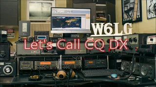 Ham Radio Basics--W6LG Calls CQ DX and a Very Good Friend Answers, DJ4OA