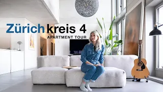 Zürich Apartment Tour | Kreis 4 Europaallee | Designer's modern apartment overlooking train station