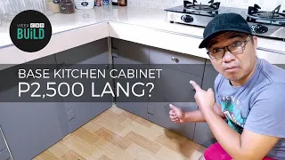 DIY Base Kitchen Cabinet Build PART 1 - Anong Mararating ng P2500 mo?