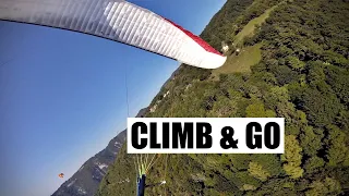 Climb & Go | Climbing in a narrow thermal on a paraglider