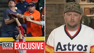 Astros Fan Involved in Controversial Play Says It's 'Absolutely Not' His Fault