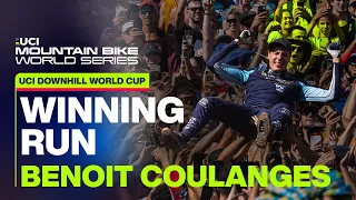 Les Gets Downhill World Cup Winning Run Benoit Coulanges | UCI Mountain Bike Downhill World Cup