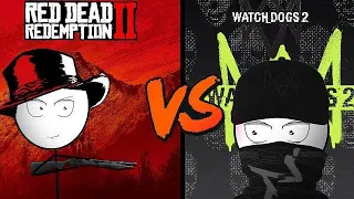 Watch Dogs 2 VS Red Dead Redemption 2