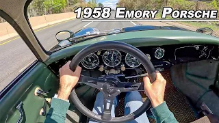 1958 Porsche 356 Emory Special - The 185hp Outlaw You NEED TO HEAR (POV Binaural Audio)