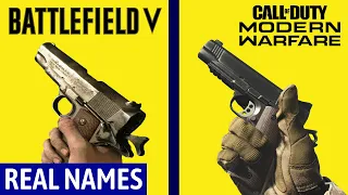 Fast Gun Comparison - Battlefield 5 vs Call of Duty Modern Warfare 2019