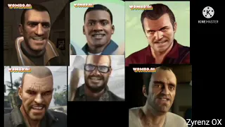 Random Characters GTA IV GTA V Sing numa numa (Deepfake videos) #wombo #deepfake #gtav #gtaiv