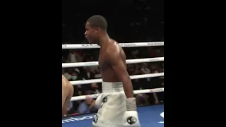 Devin Haney Wobbles Going Back To His Corner After The 10th Round