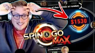 CRAZY SPIN & GO MAX POKER SESSION!! PokerStaples Stream Highlights