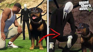 FRANKLIN becomes SLENDER MAN (GTA 5 Mods)