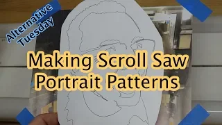 Making Scroll Saw Portrait Patterns