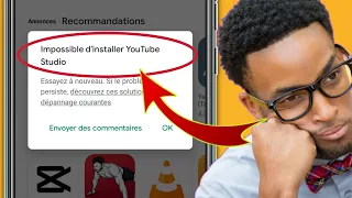 COMMENT RÉGLER LE PROBLÈME D'IMPOSSIBLE D'INSTALLER L'APPLICATION SUR PLAY STORE